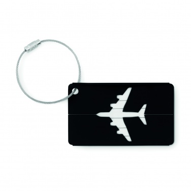 Logo trade promotional giveaways picture of: Aluminium luggage tag
