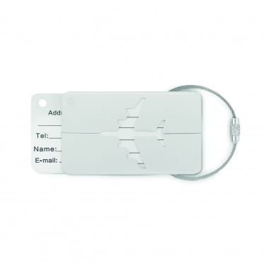 Logotrade promotional product picture of: Aluminium luggage tag