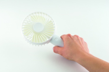 Logo trade promotional giveaway photo of: USB desk fan with stand 