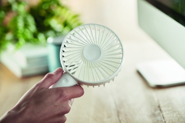 Logo trade promotional items image of: USB desk fan with stand 