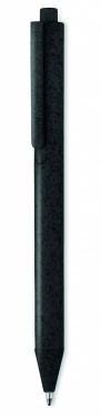 Logo trade corporate gifts picture of: Wheat Straw/ABS push type pen
