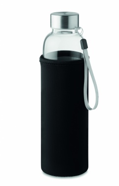 Logotrade corporate gift image of: Single wall glass bottle 500ml
