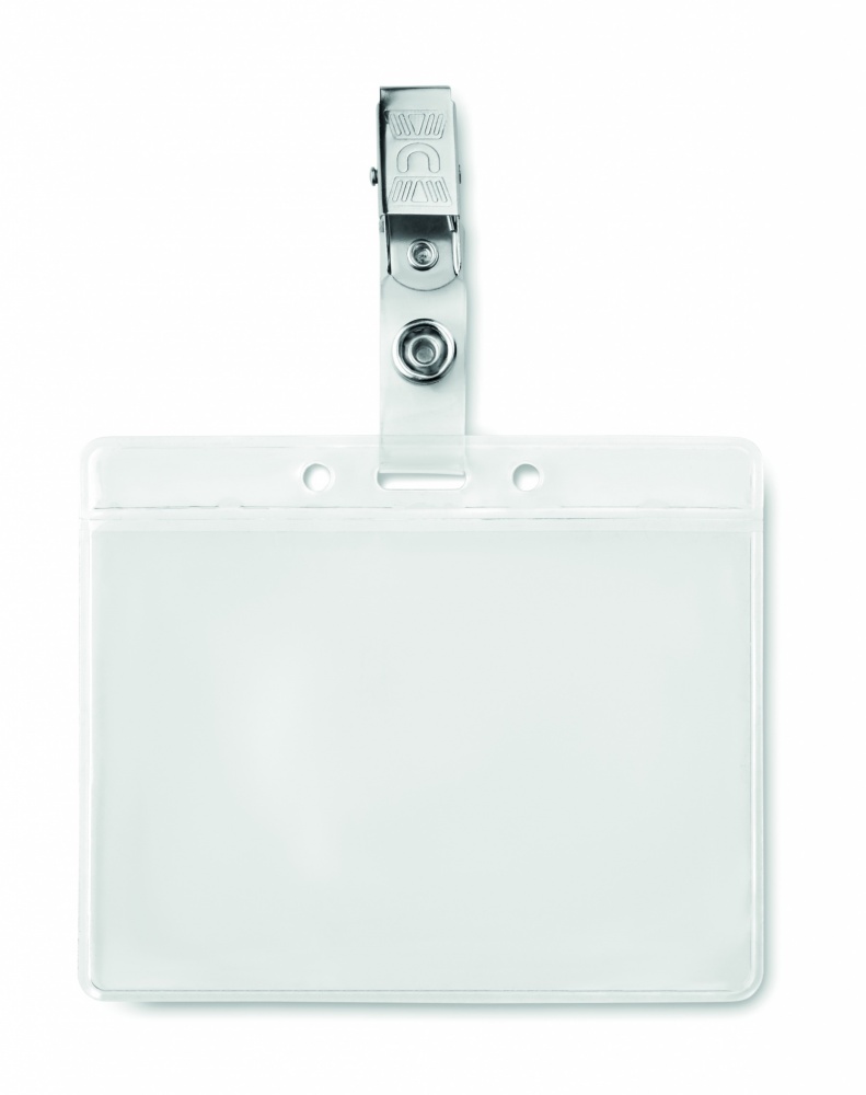 Logo trade advertising product photo of: PVC badge holder