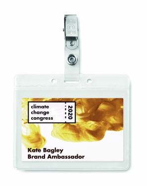 Logotrade promotional giveaway image of: PVC badge holder
