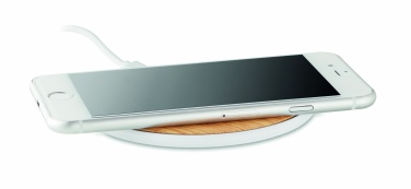 Logo trade promotional items picture of: Wireless charger round 5W TISPAD