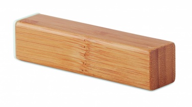 Logotrade promotional product picture of: Power bank bamboo 2200 mAh POWERBAM