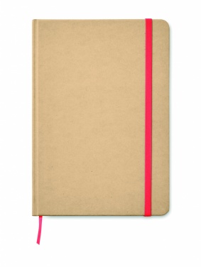 Logo trade promotional giveaways image of: A5 recycled notebook 80 lined