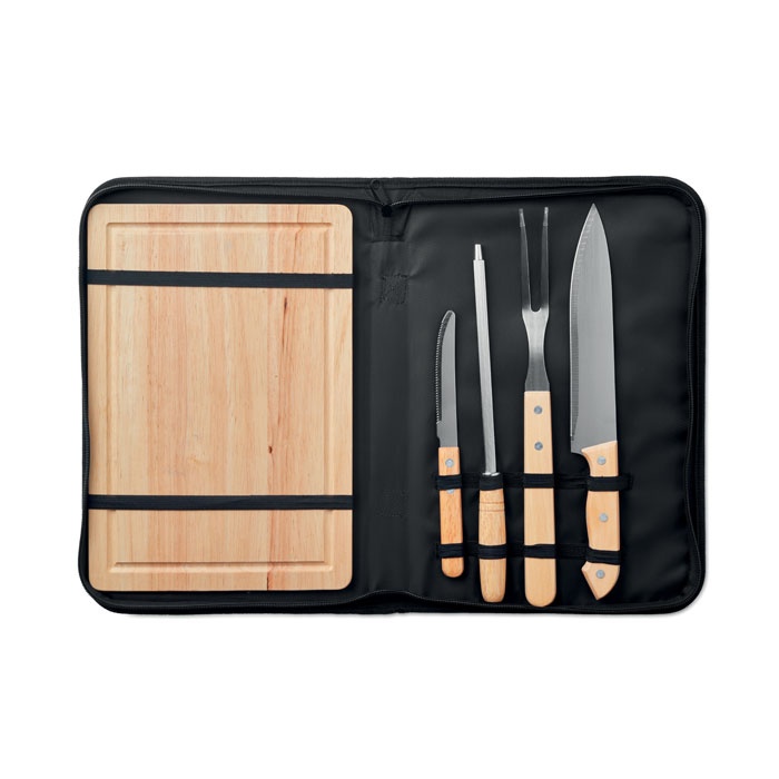 Logotrade corporate gift image of: Set of 4 BBQ Grilling accessori