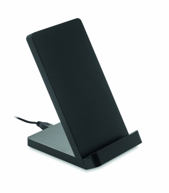 Logotrade promotional merchandise image of: Bamboo wireless charge stand 5W WIRESTAND