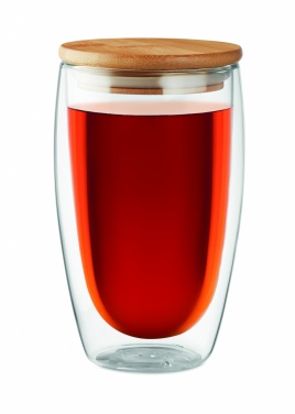 Logo trade promotional items picture of: Double wall  glass 450 ml Frankfurt