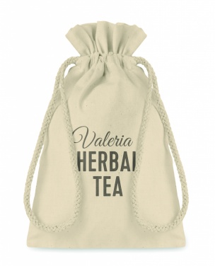 Logo trade business gifts image of: Small Cotton draw cord bag