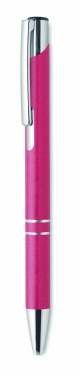 Logo trade business gifts image of: Wheat Straw/ABS push type pen