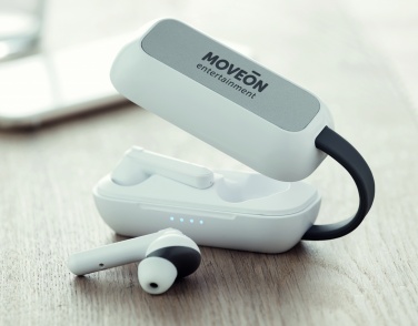 Logotrade promotional item image of: TWS wireless charging earbuds