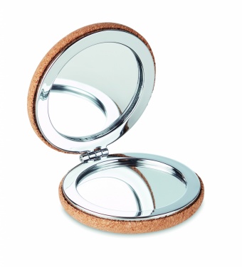 Logotrade promotional giveaway image of: Pocket mirror with cork cover