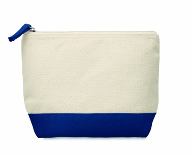 Logo trade advertising product photo of: Bicolour cotton cosmetic bag