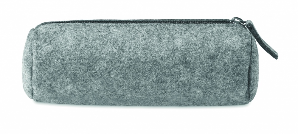 Logo trade advertising product photo of: Felt zippered pencil case