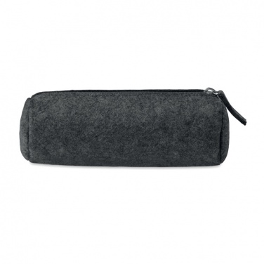 Logo trade promotional merchandise image of: Felt zippered pencil case