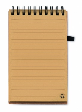 Logotrade promotional gift image of: A6 Cork notepad with pen