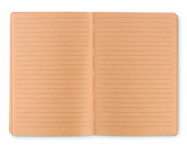 Logo trade advertising products picture of: A5 cork notebook 96 lined