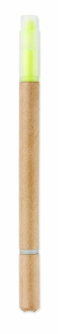 Logotrade corporate gift picture of: 2 in 1 carton pen highlighter