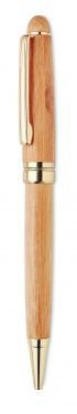 Logotrade promotional product picture of: Bamboo twist-action ballpoint pen in a box
