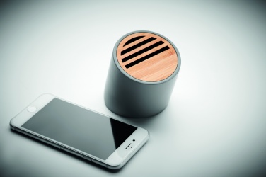 Logo trade corporate gifts image of: Wireless speaker limestone