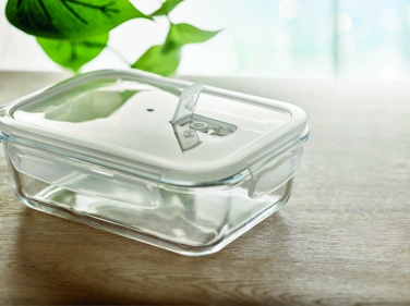 Logotrade promotional merchandise picture of: Glass lunchbox & PP lid 900ml