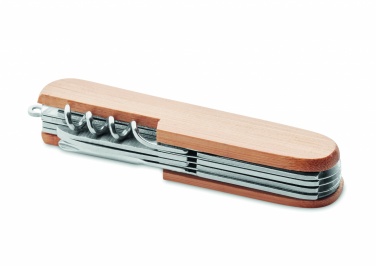 Logotrade promotional giveaway image of: Multi tool pocket knife bamboo