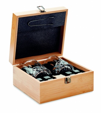 Logotrade promotional giveaway picture of: Whisky set in bamboo box