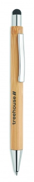 Logotrade corporate gift picture of: Bamboo ballpoint pen with blue ink