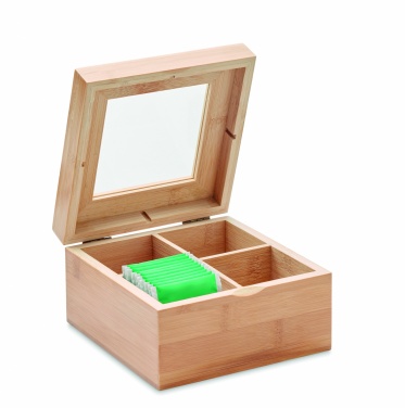 Logotrade promotional giveaways photo of: Bamboo tea box