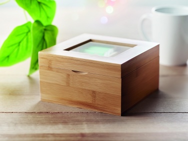 Logotrade promotional products photo of: Bamboo tea box