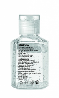Logo trade promotional products image of: Hand cleanser gel  30ml