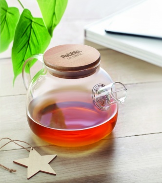 Logo trade promotional giveaway photo of: Teapot borosilicate glass 850ml