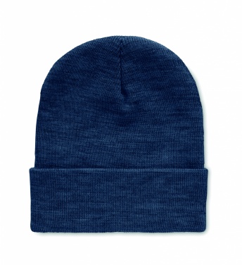 Logotrade business gift image of: Beanie in RPET with cuff