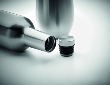 Logo trade promotional merchandise image of: Double walled bottle & mug set
