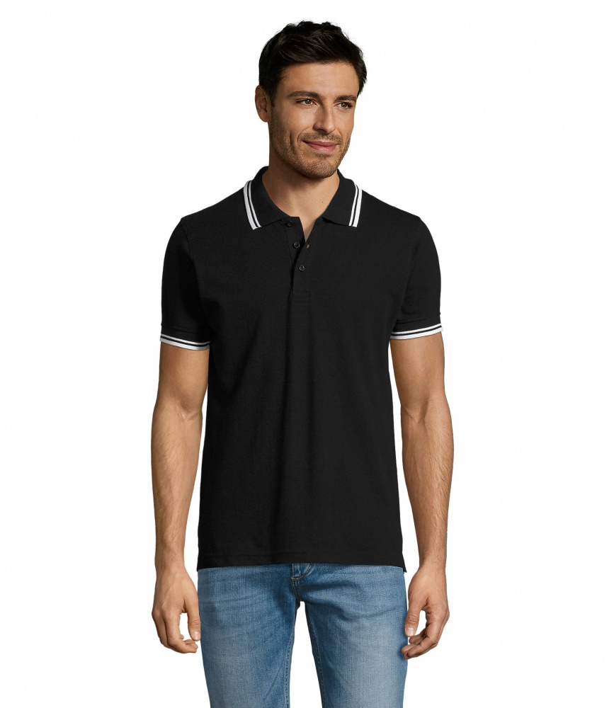 Logo trade promotional products picture of: PASADENA men polo 200g