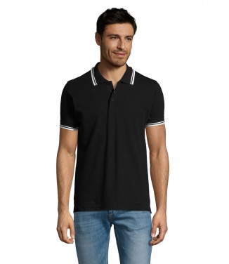 Logo trade promotional gift photo of: PASADENA men polo 200g