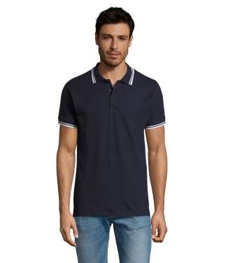 Logo trade promotional gifts picture of: PASADENA men polo 200g