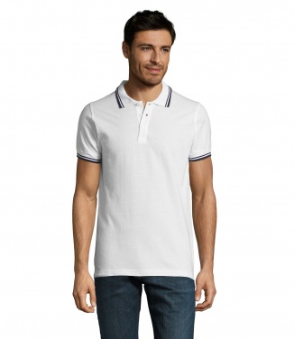 Logo trade promotional merchandise photo of: PASADENA men polo 200g