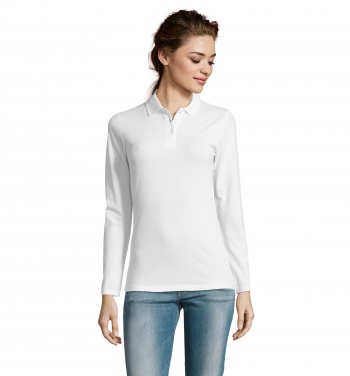 Logo trade promotional giveaways picture of: PERFECT WOMEN LSL POLO  180
