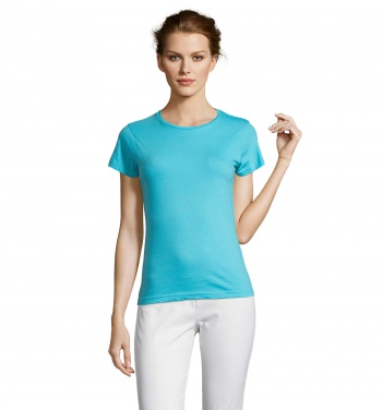 Logo trade promotional giveaways image of: MISS WOMEN T-SHIRT 150g