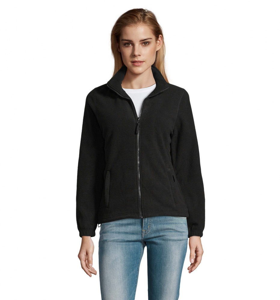 Logotrade promotional item picture of: NORTH WOMEN ZIPPED FLEECE