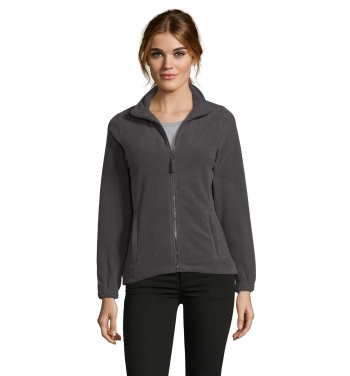 Logo trade advertising products picture of: NORTH WOMEN ZIPPED FLEECE