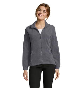 Logotrade promotional item picture of: NORTH WOMEN ZIPPED FLEECE