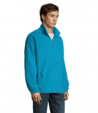 Logo trade promotional giveaways picture of: NORTH Zipped Fleece Jacket