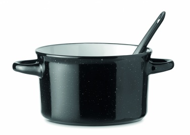 Logo trade advertising products picture of: Ceramic vintage bowl 550 ml