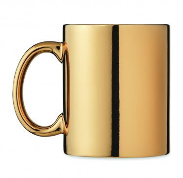 Logo trade promotional merchandise photo of: Ceramic mug metallic 300 ml