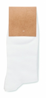 Logo trade corporate gifts image of: Pair of socks in gift box L