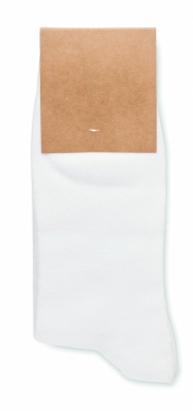 Logo trade business gift photo of: Pair of socks in gift box L